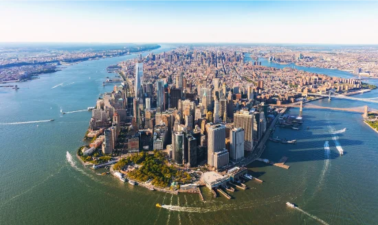 Veduta di Manhattan, New York, USA